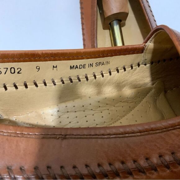 Magnanni Men's Brown Leather Buckle  Loafers Shoes 9 M *Made in Spain* - Picture 10 of 10